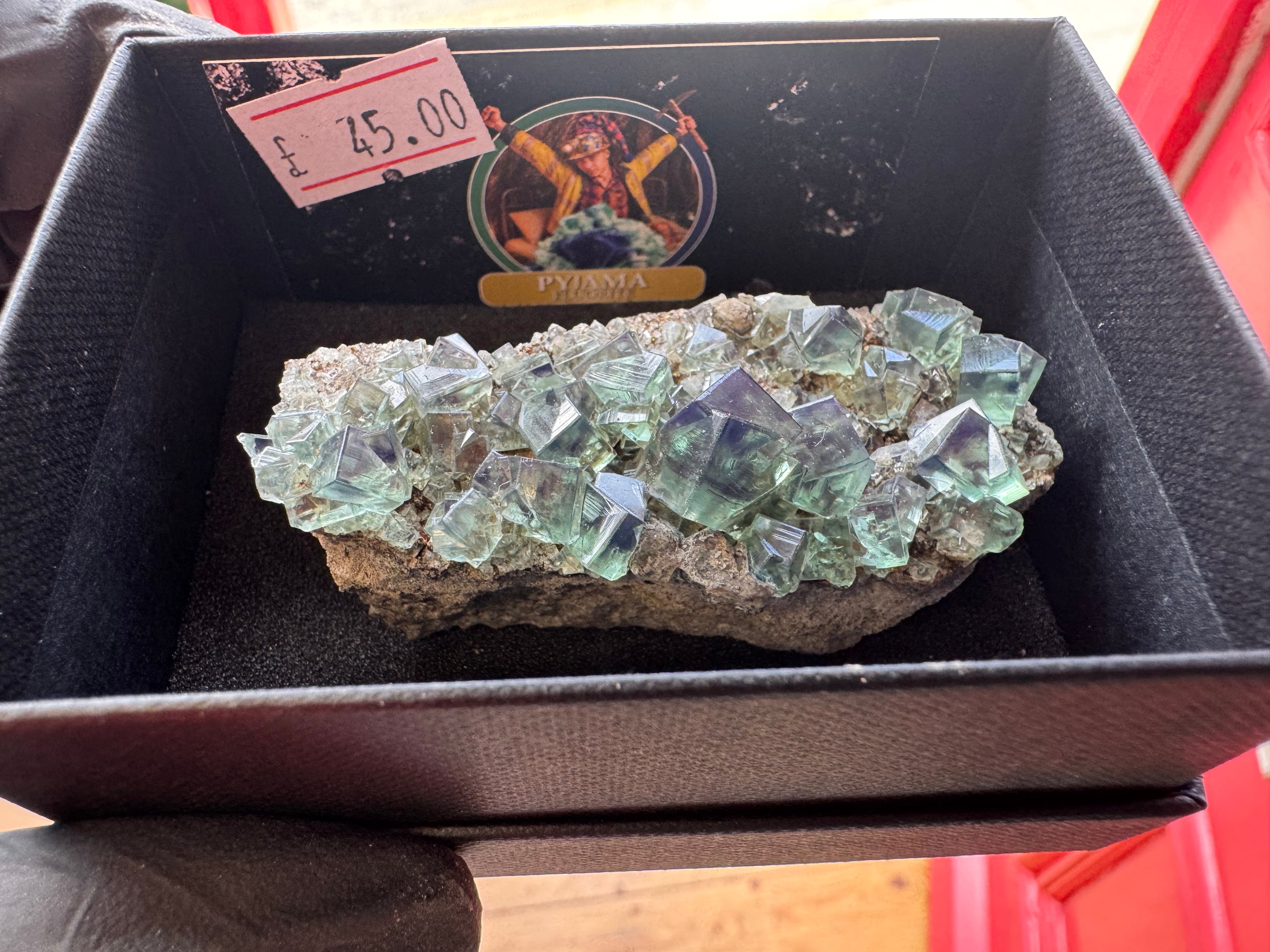 Pyjama Pocket Fluorite Specimen