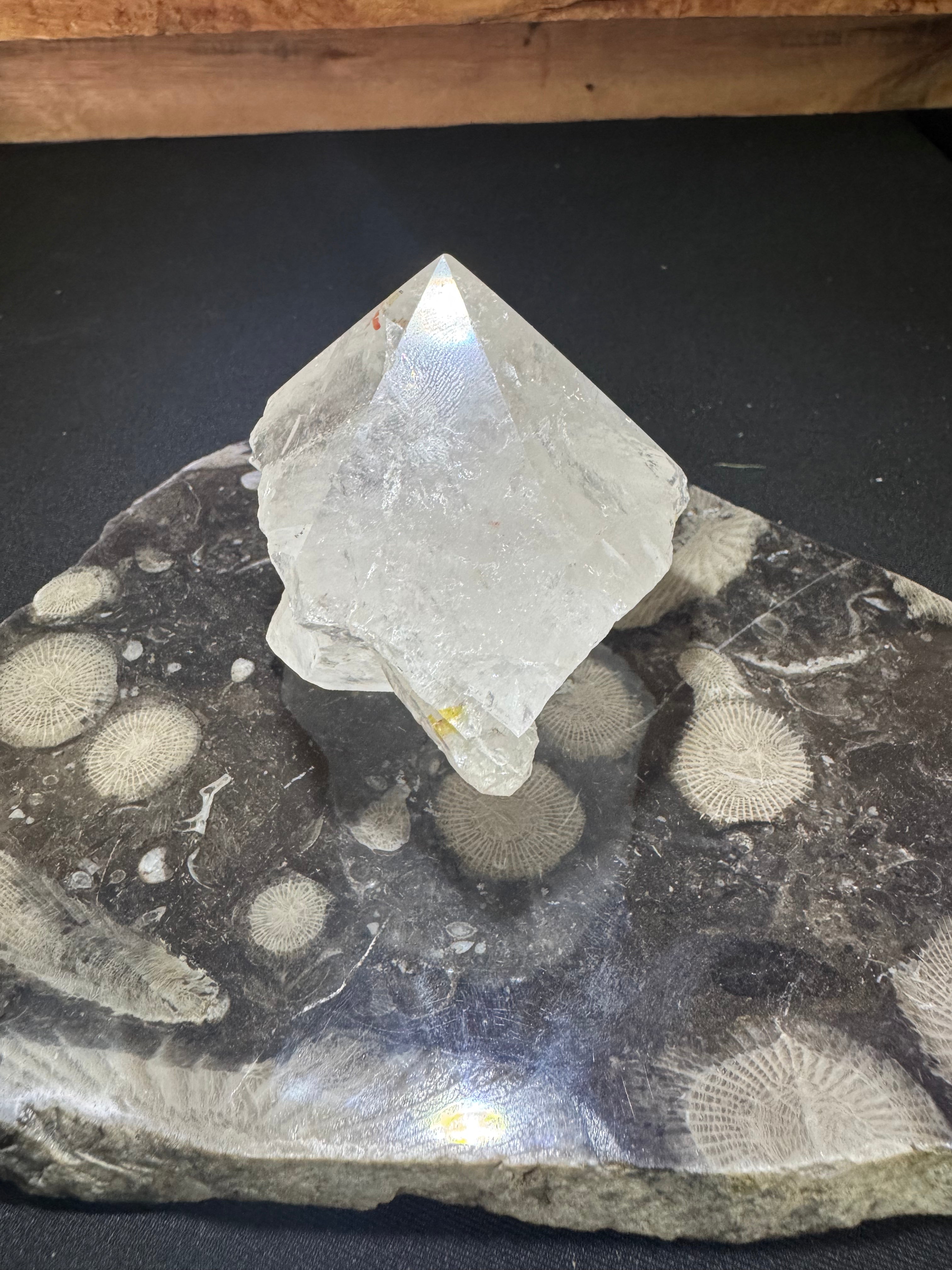 Clear Quartz Cut Base Poibt
