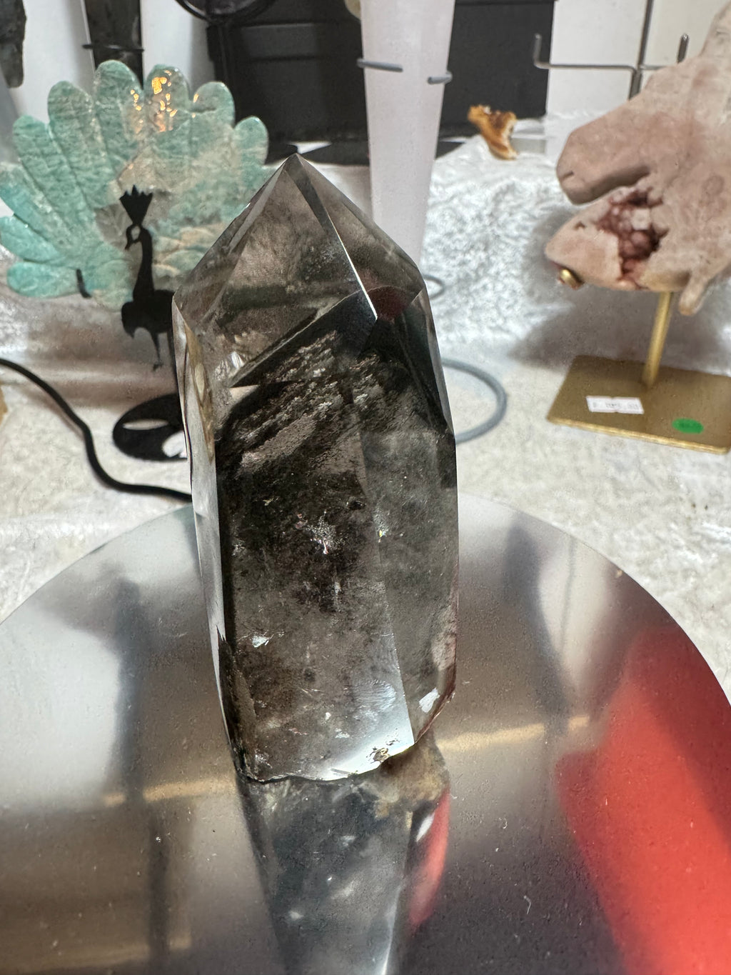 Brazilian Garden Quartz Polished Tower