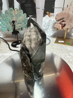 Brazilian Garden Quartz Polished Tower
