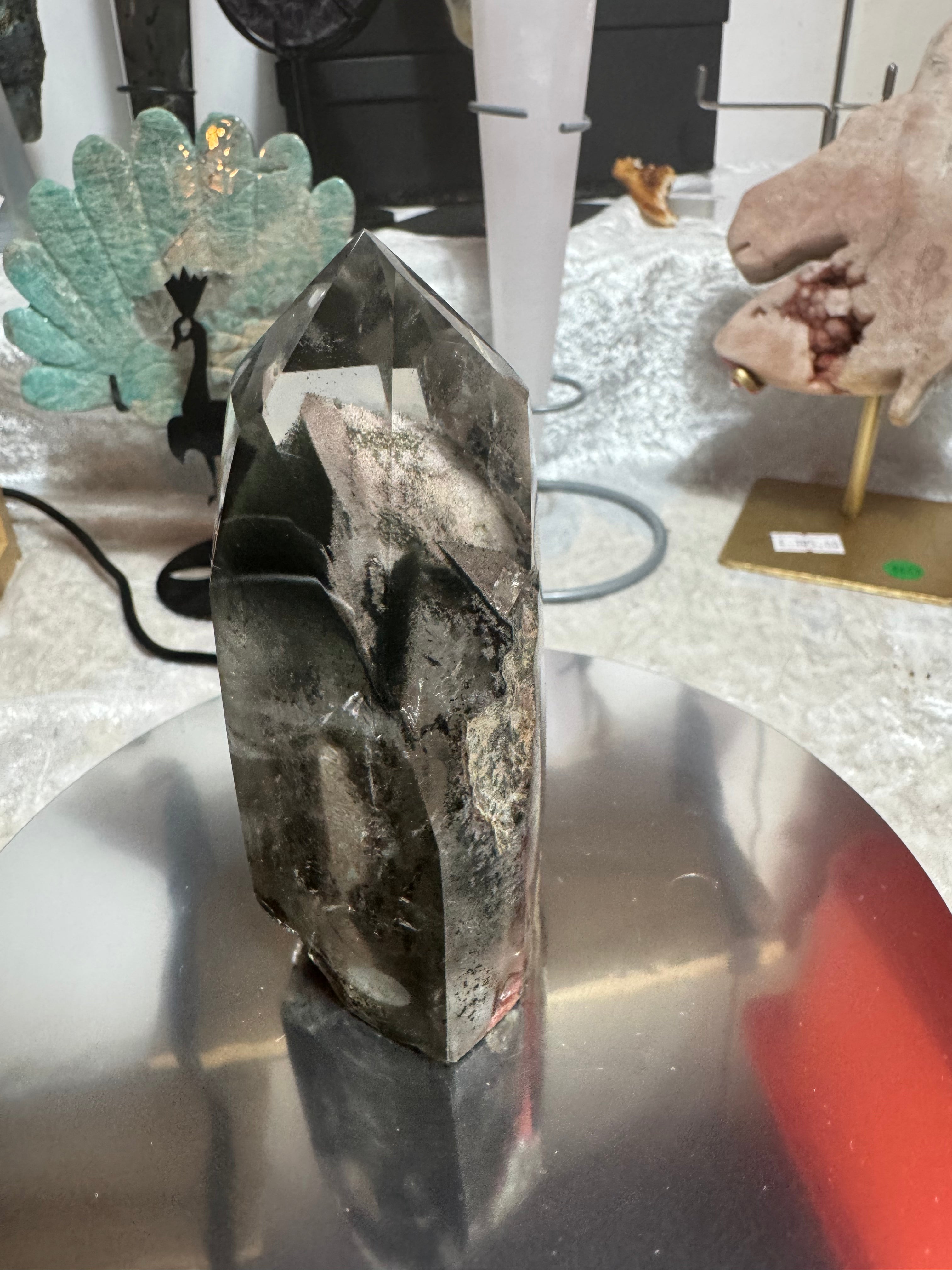Brazilian Garden Quartz Polished Tower