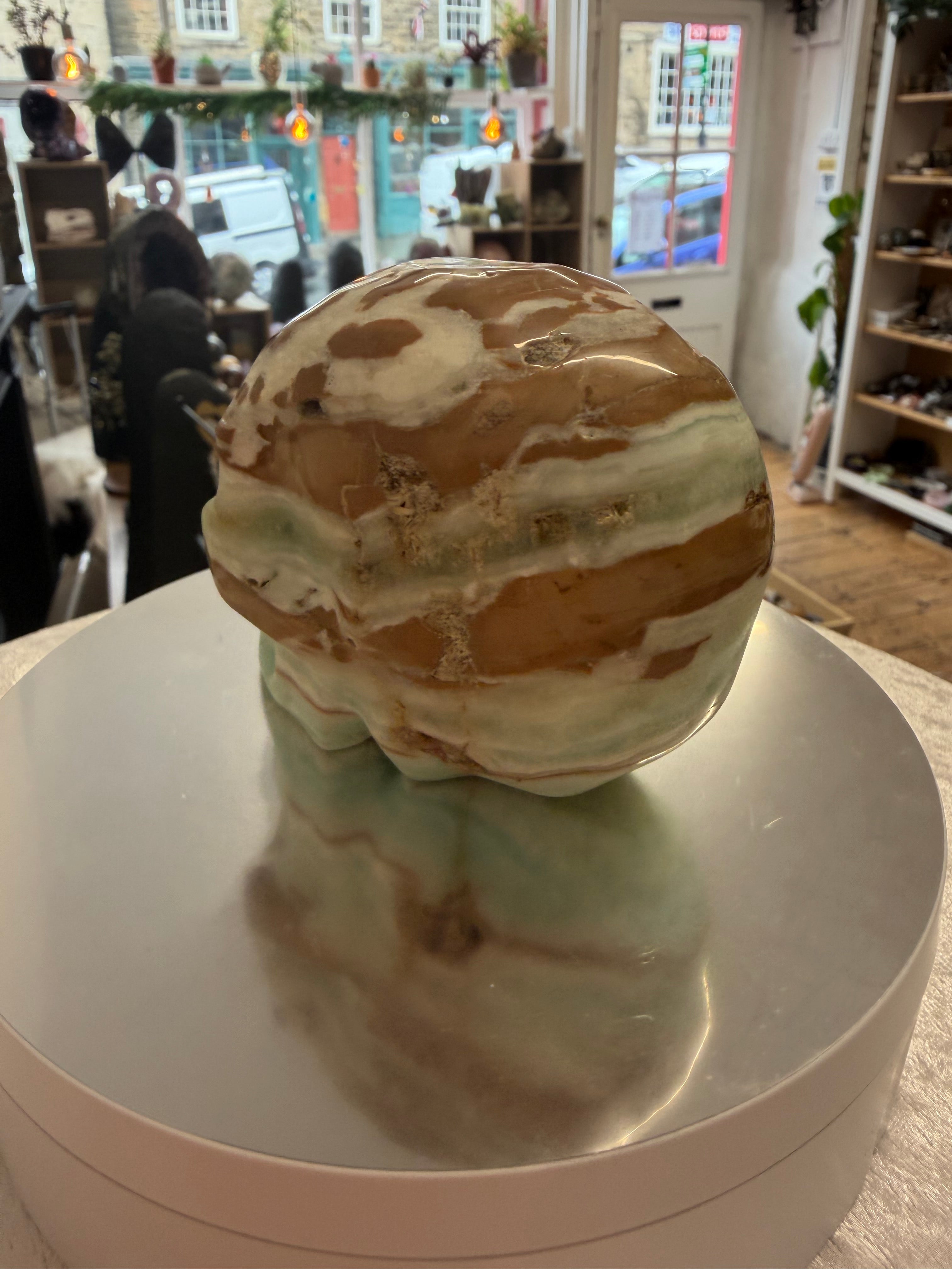 Caribbean Calcite Skull