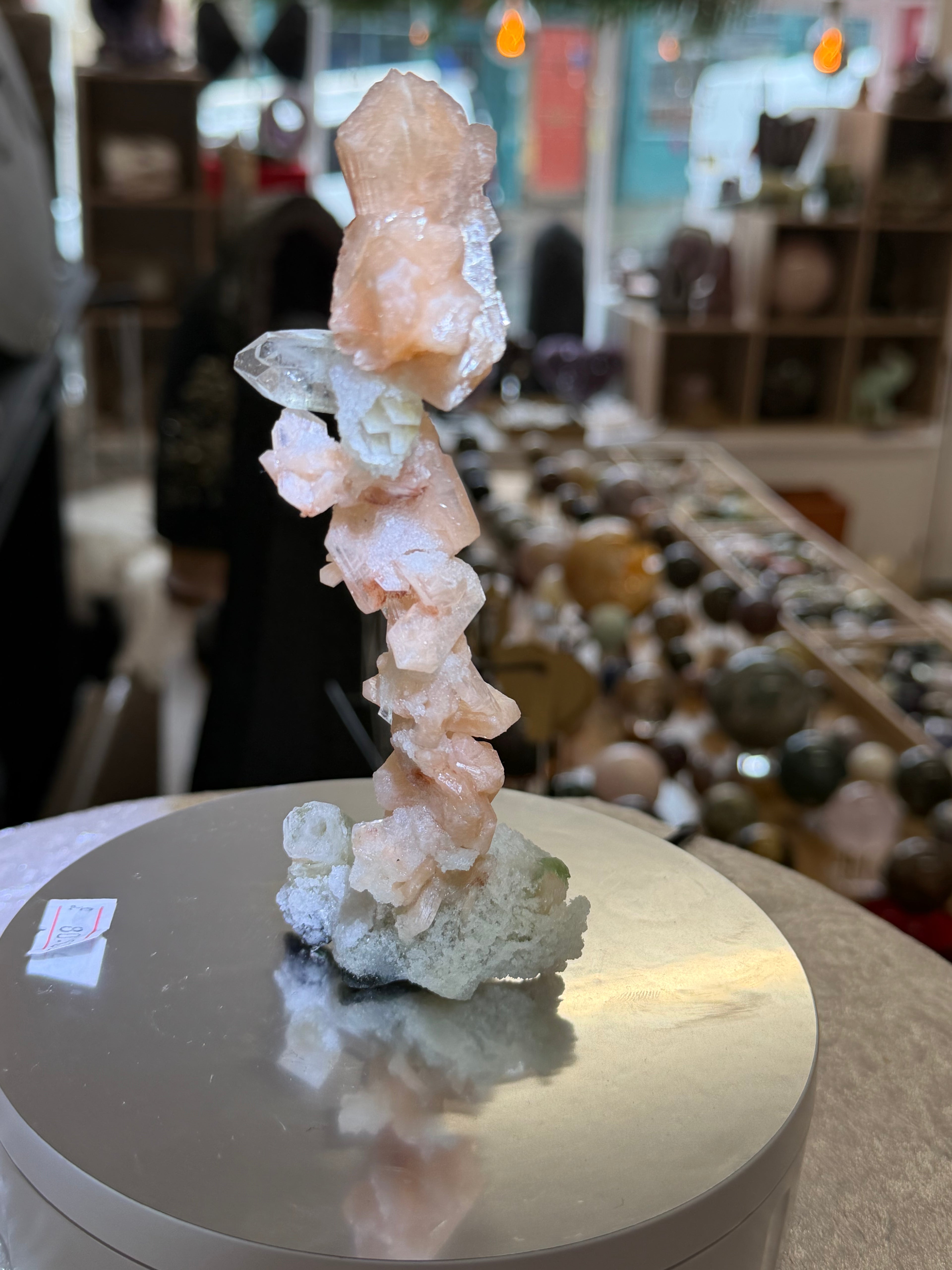 Natural Apophyllite and Stilbite Specimen