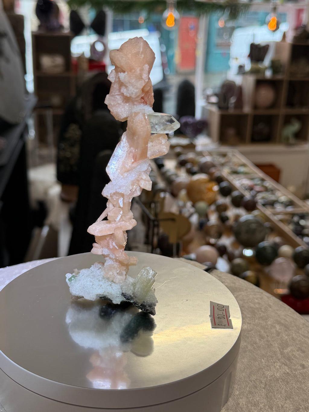 Natural Apophyllite and Stilbite Specimen