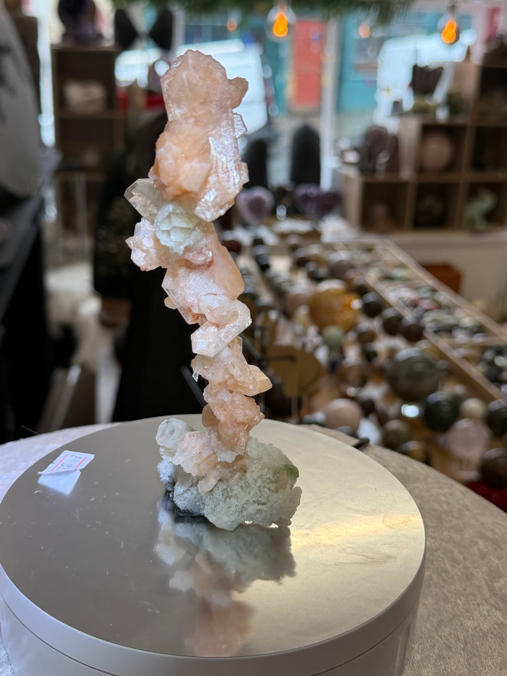 Natural Apophyllite and Stilbite Specimen
