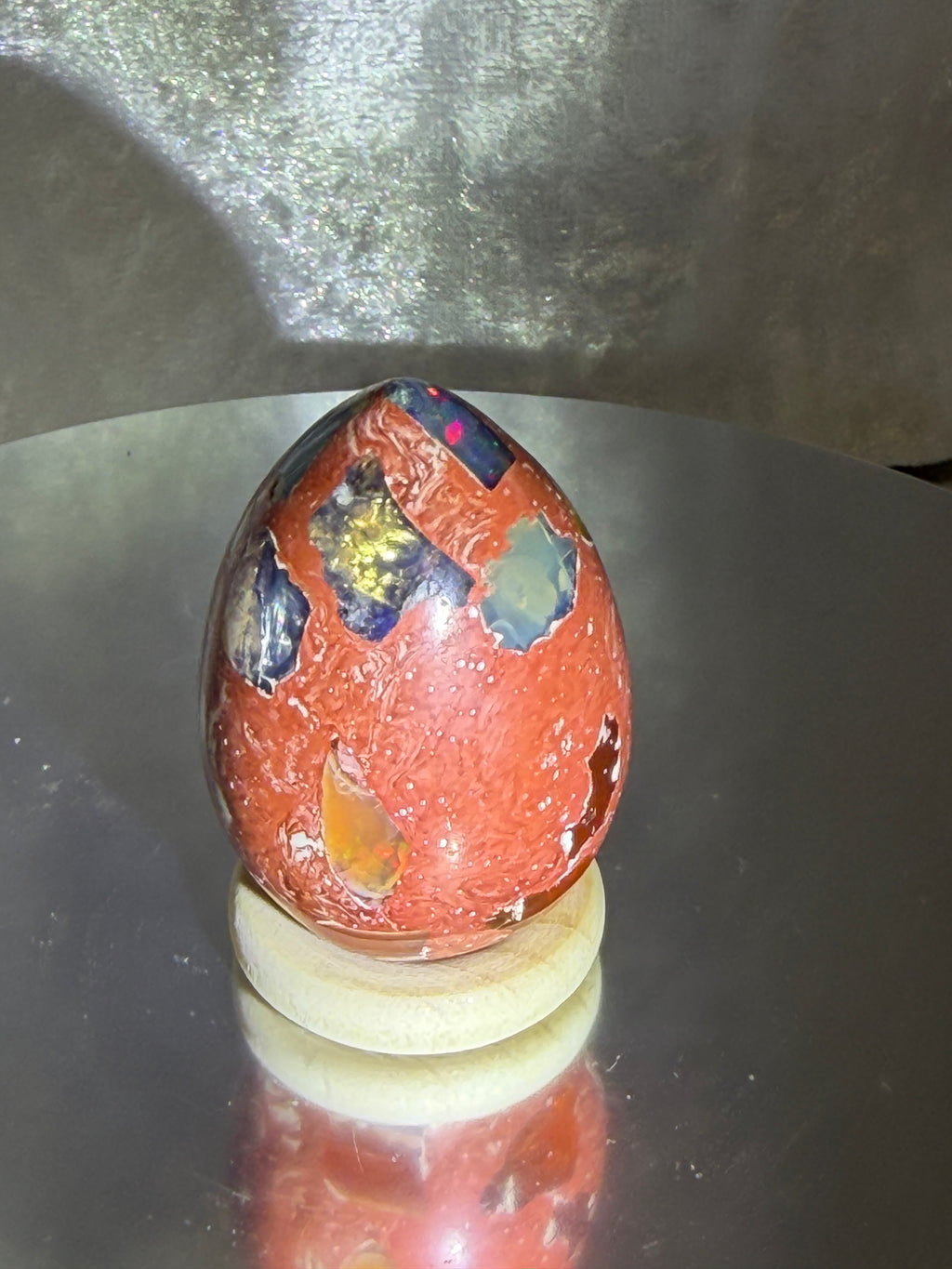Mexican Fire Opal Egg