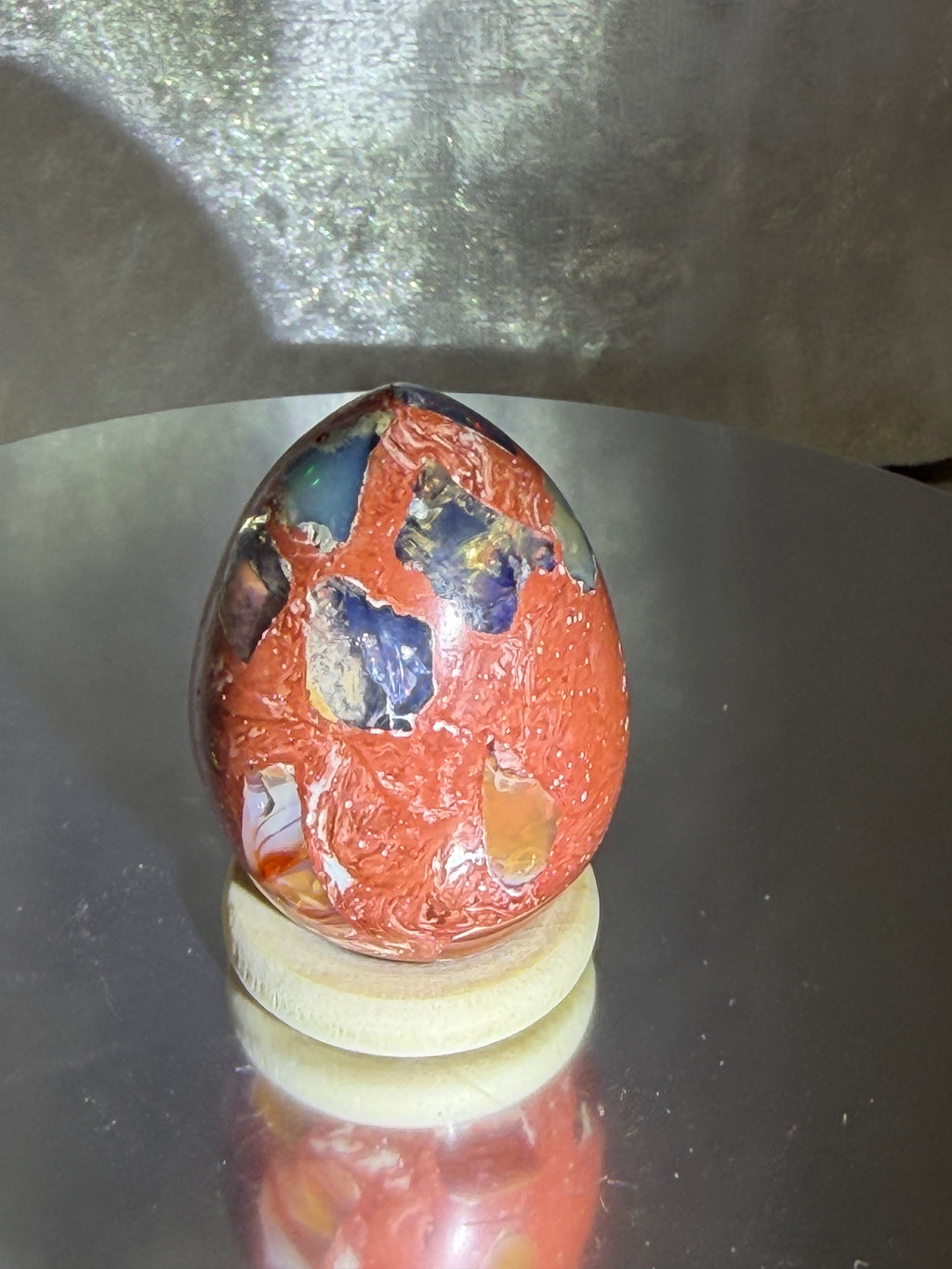 Mexican Fire Opal Egg