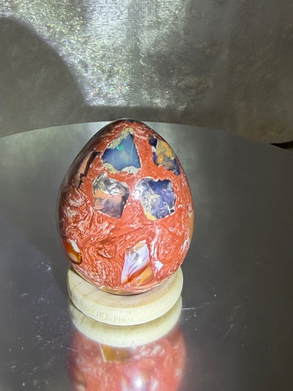 Mexican Fire Opal Egg