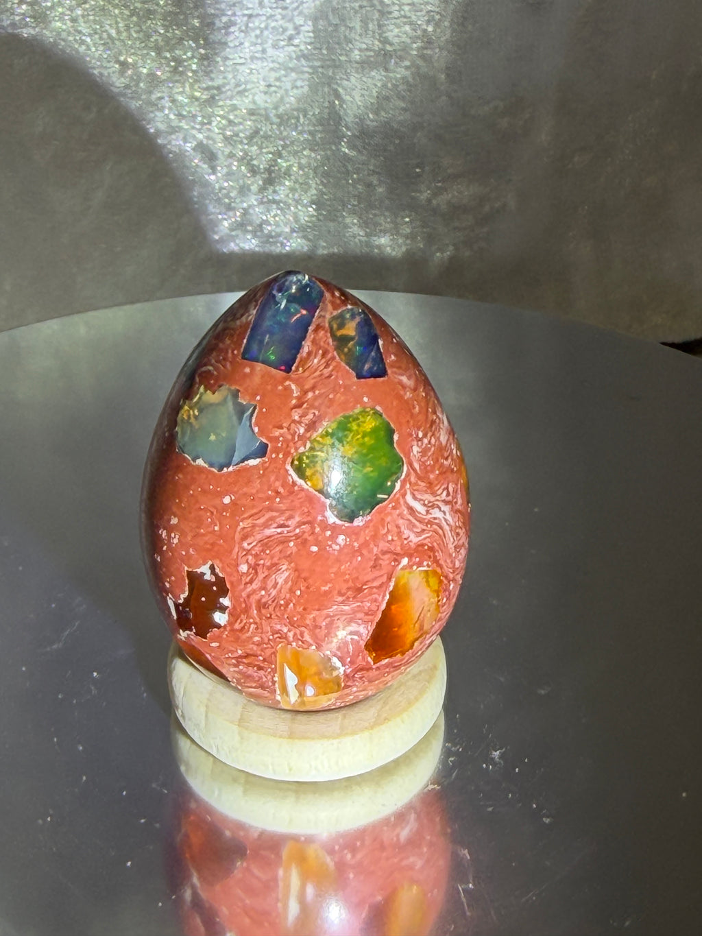 Mexican Fire Opal Egg