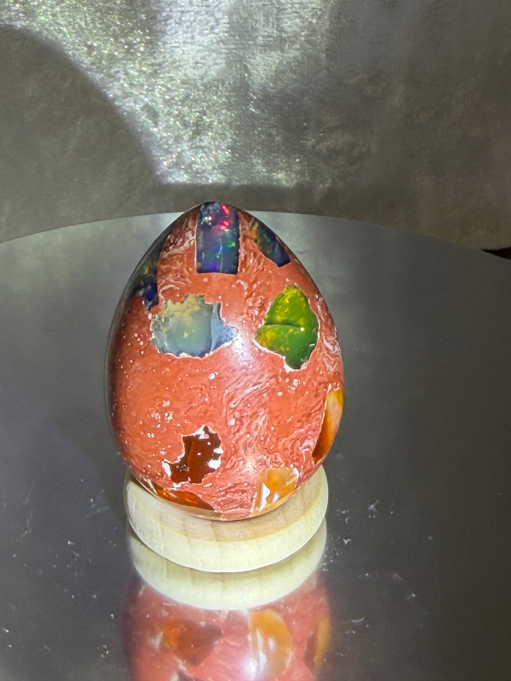 Mexican Fire Opal Egg