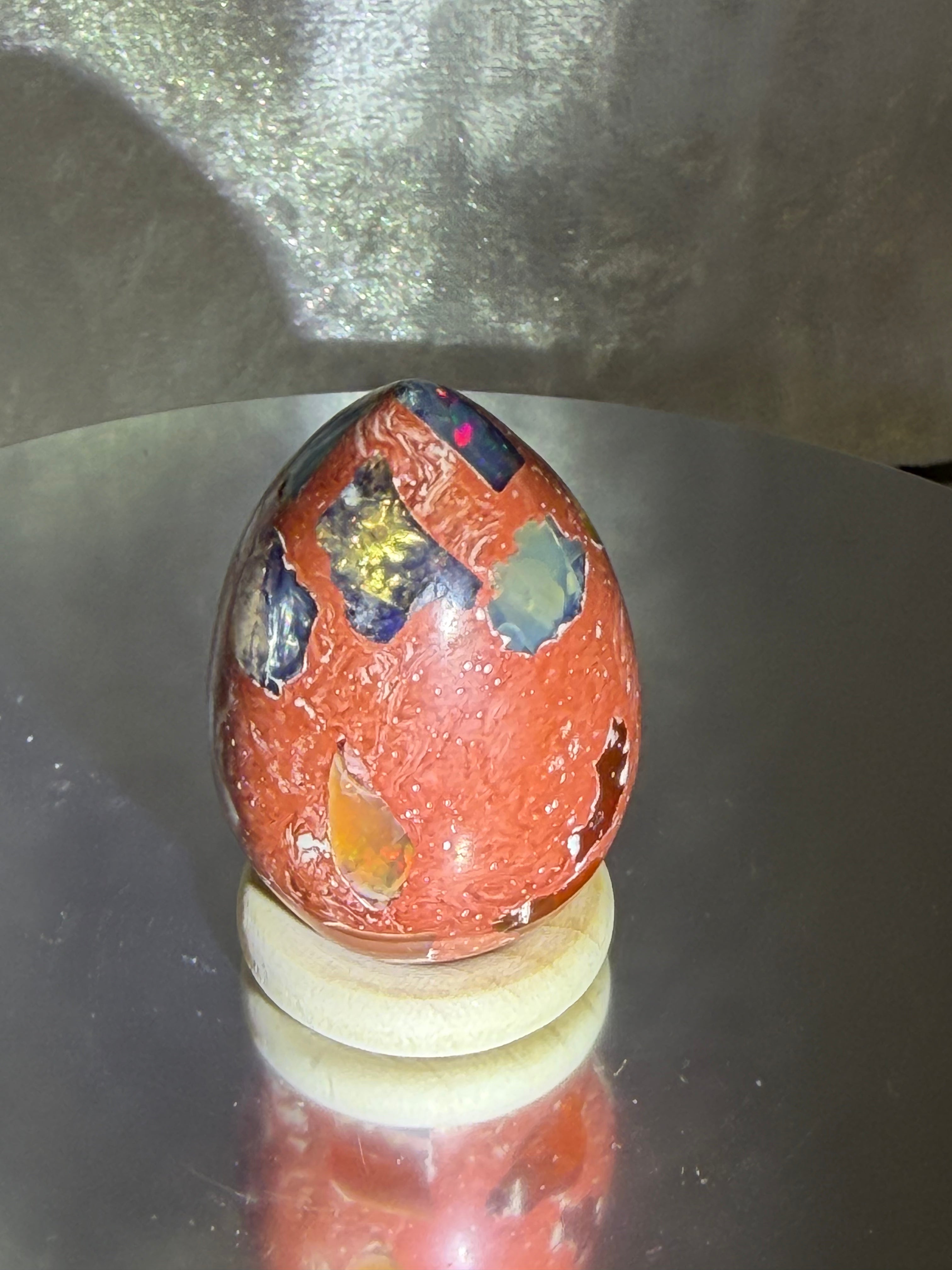 Mexican Fire Opal Egg