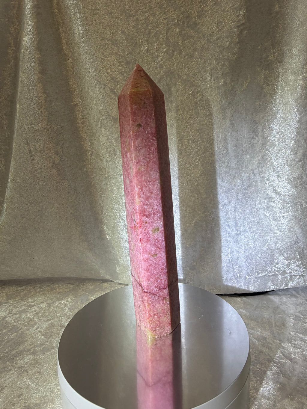 Thulite Crystal Tower