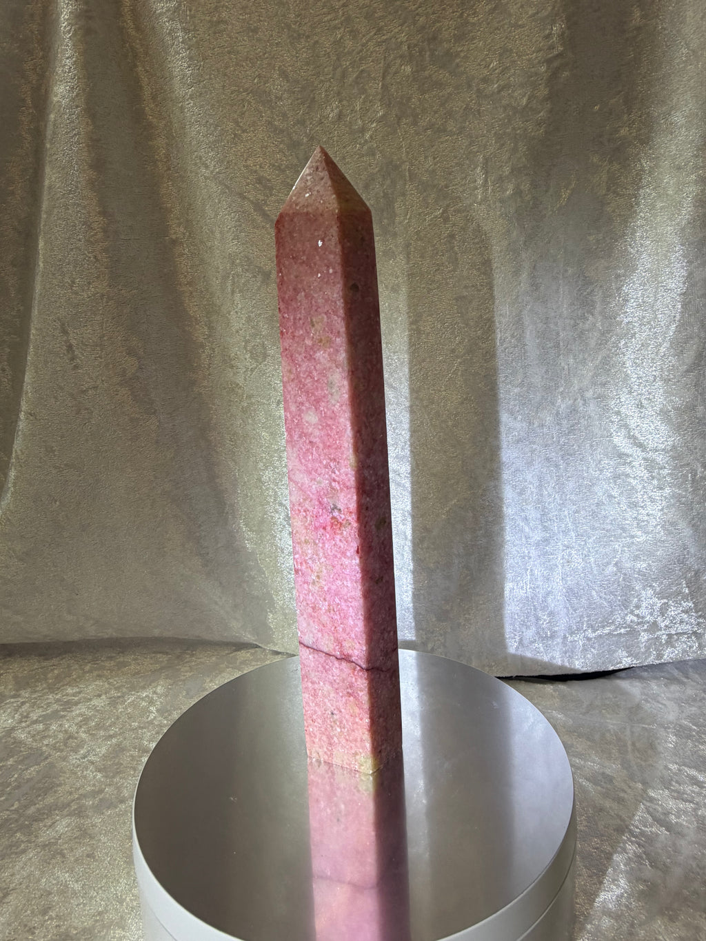 Thulite Crystal Tower