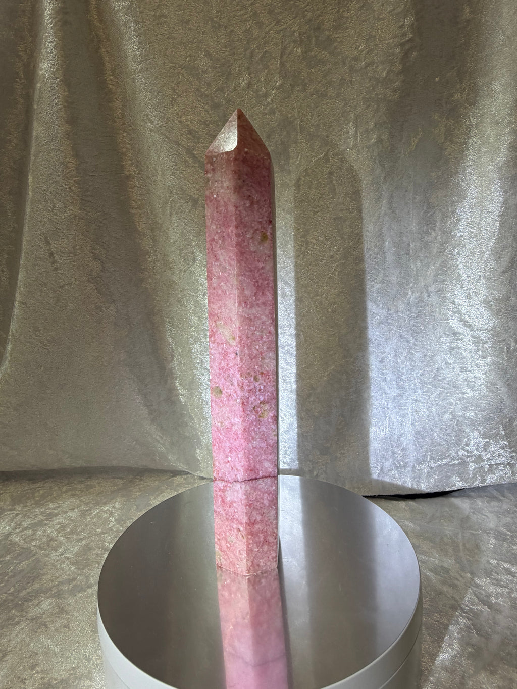 Thulite Crystal Tower
