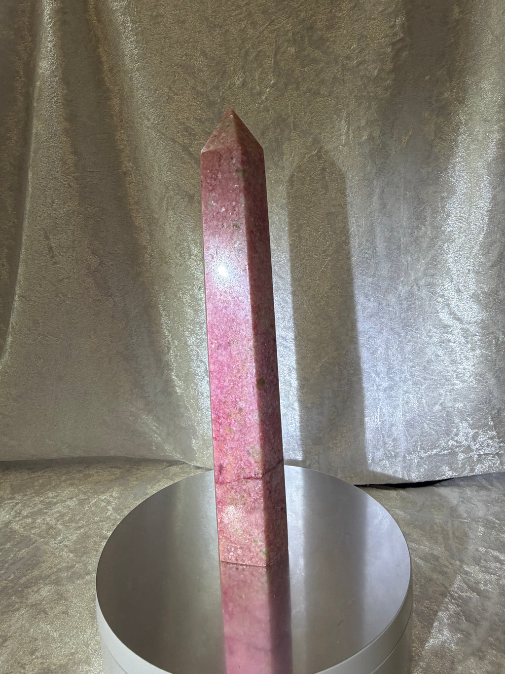Thulite Crystal Tower