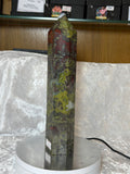 Dragon Blood Jasper Crystal Tower