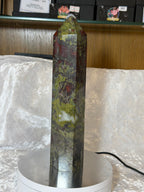 Dragon Blood Jasper Crystal Tower