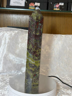 Dragon Blood Jasper Crystal Tower