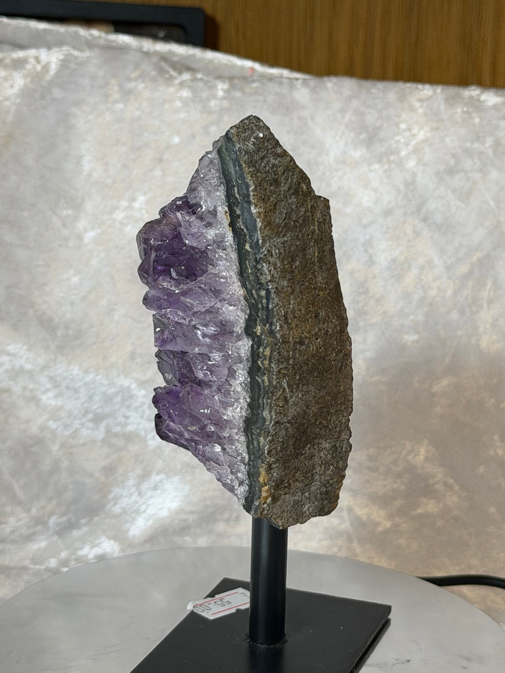Small Uruguayan Amethyst Cluster On Stand