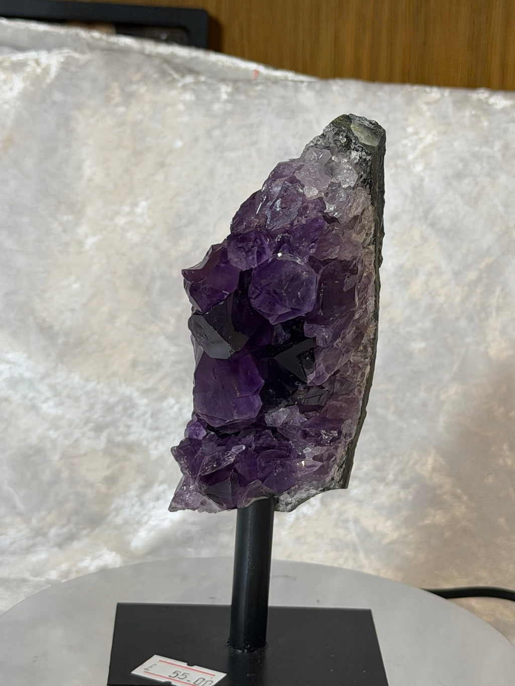 Small Uruguayan Amethyst Cluster On Stand