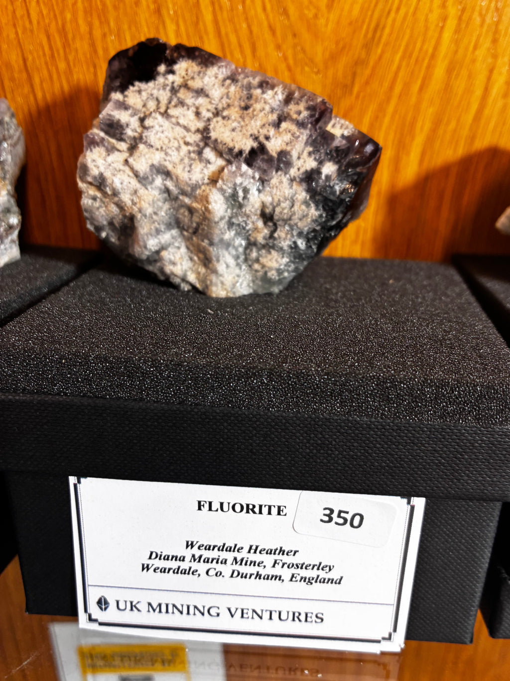 Weardale Heather Fluorite Specimen