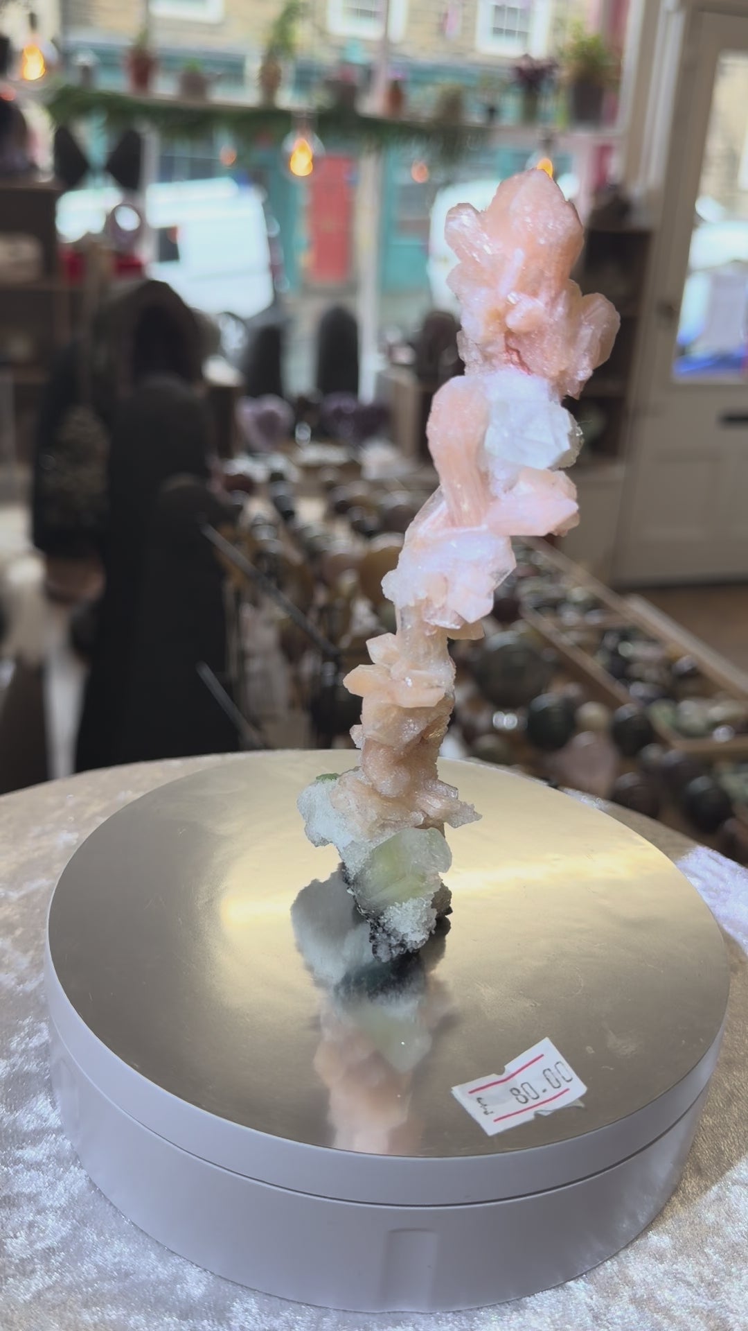 Natural Apophyllite and Stilbite Specimen