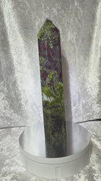 Dragon Blood Jasper Crystal Tower