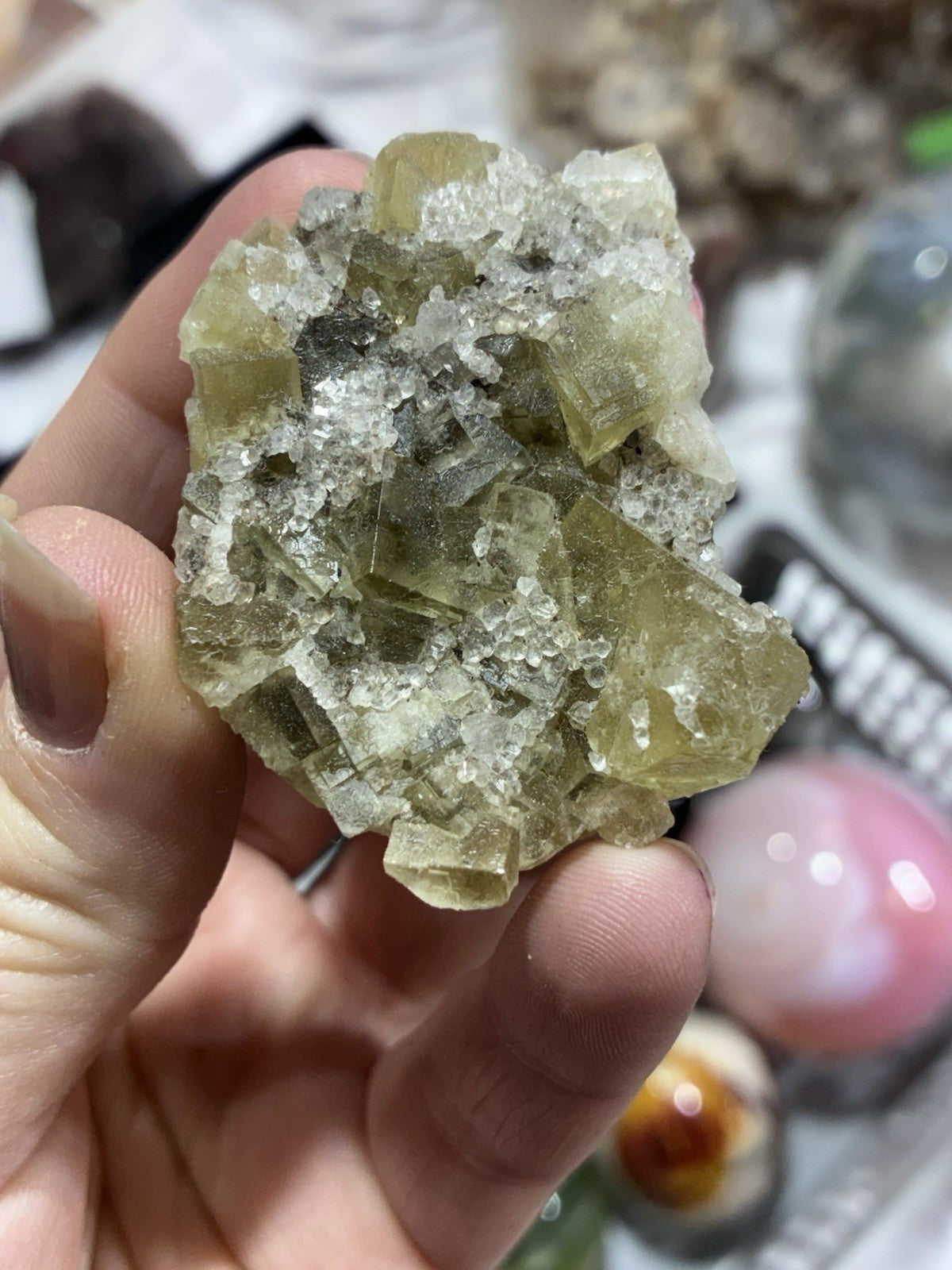 Lemon Meringue Fluorite UKMV